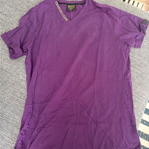 Odin Gear Purple Short Sleeve Men's v-neck Tee slim fit XXL